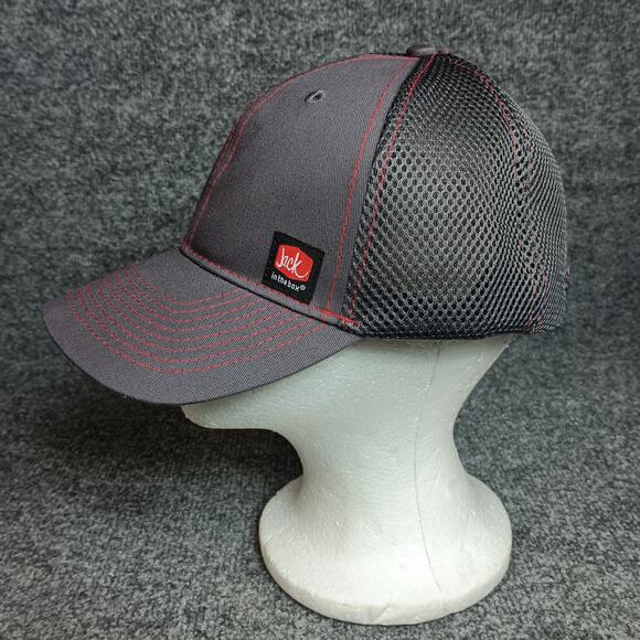 Jack In The Box Hat Cap Grey Employee Mesh Trucker Fast Food Employee Gag Gift - Picture 2 of 6